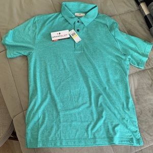 Grand Slam Blue/Green Golf Polo Shirt
